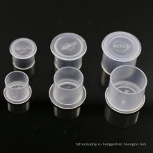 1000 процентов/бутылок S/M/L/XL Пластическая одноразовая татуировка Top Hat Cups Cups Clear Holder Capt